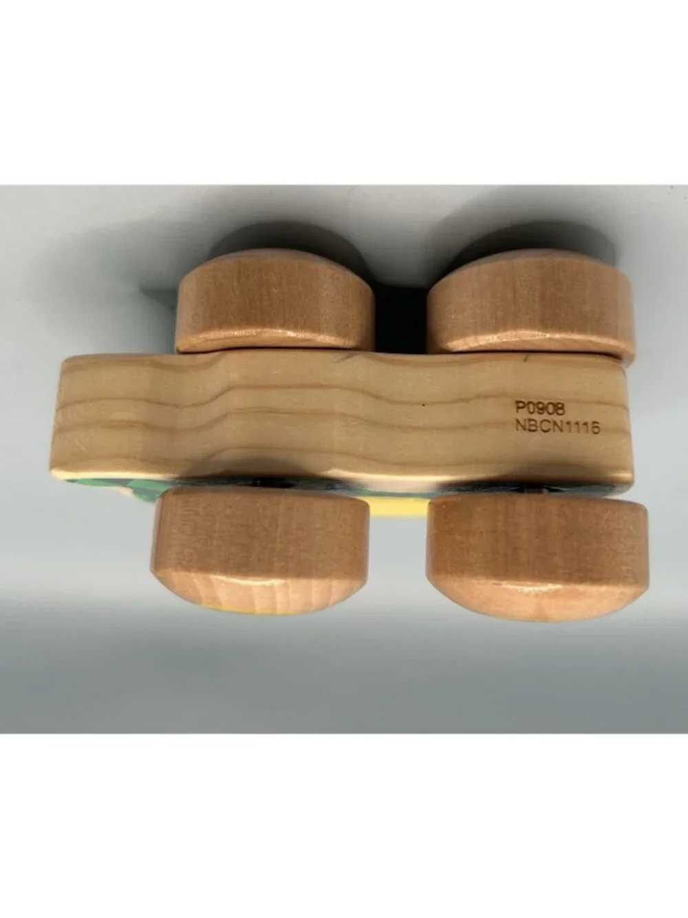 Spark Create Imagine Wooden Elephant Car Green And Yellow